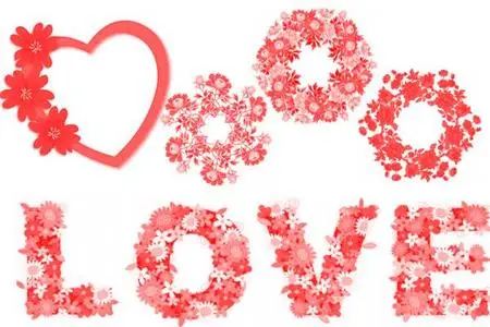 Love brushes for Photoshop