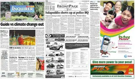 Philippine Daily Inquirer – November 18, 2007