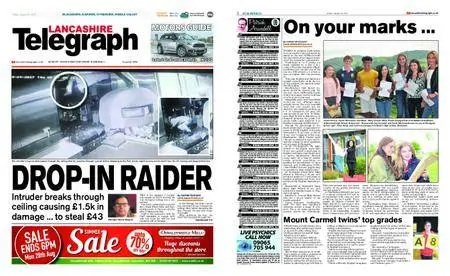 Lancashire Telegraph (Blackburn, Darwen, Hyndburn, Ribble Valley) – August 25, 2017