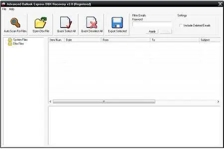 Advanced Outlook Express DBX Recovery 3.0