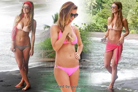 Audrina Patridge - Bikini Candids in Tahiti