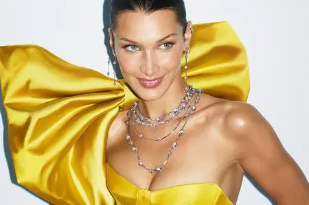 Bella Hadid by Mert & Marcus for Swarovski Holiday 2022 Campaign
