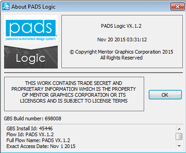 Mentor Graphics PADS VX.1.2 Standard