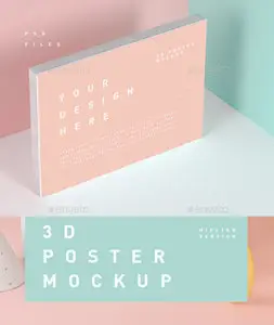 GraphicRiver - 3D Poster Mock Up