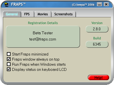 Beepa Fraps v2.8.1.6403