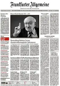 Frankfurter Allgemeine Zeitung vom 19 September 2013