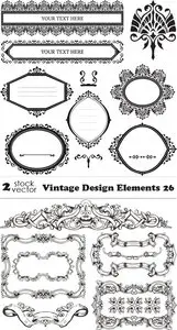 Vectors - Vintage Design Elements 26