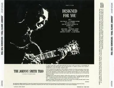 Johnny Smith Trio - Designed For You (1959) {2017 Japan SHM-CD Jazz Masters Collection 1200 Series WPCR-29157}