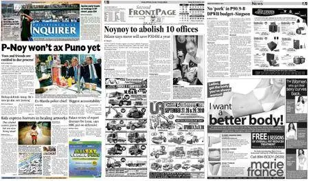 Philippine Daily Inquirer – September 24, 2010