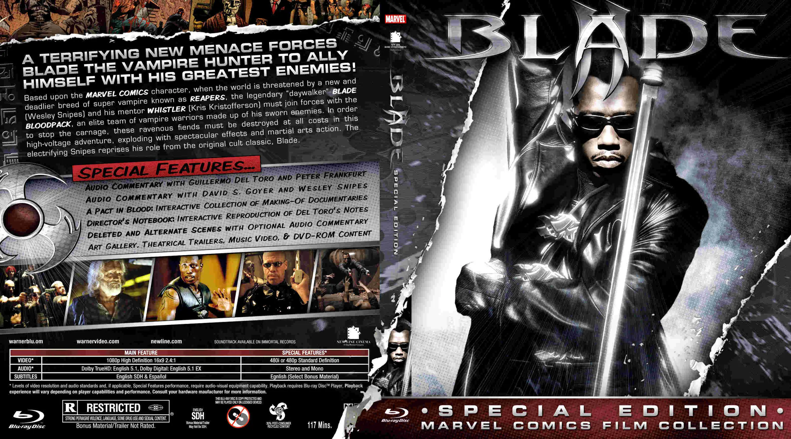 Повер блейд 2. Блэйд 2 2002 обложка. Блэйд 2 Blu ray. Blade 1998 Blu ray Cover. Блэйд трилогия на Blu ray.