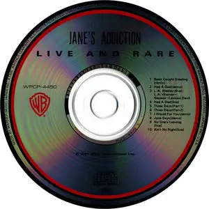 Jane's Addiction - Live And Rare (1991) [Re-Up]