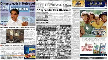 Philippine Daily Inquirer – November 26, 2015