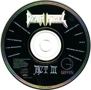 Death Angel - Act III (1990) {Geffen/Warner-Pioneer Japan}