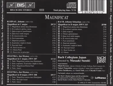 Masaaki Suzuki, Bach Collegium Japan - Kuhnau, Zelenka, J.S. Bach: Magnificat (1999)