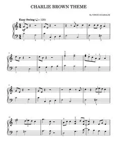 Charlie Brown Theme - Lee Mendelson, Vince Guaraldi (Easy Piano)