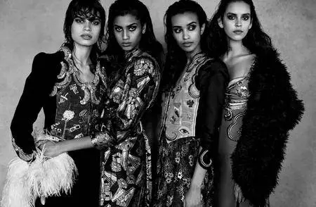 Various models by Patrick Demarchelier for Vоgue Italia April 2016