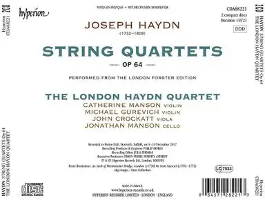 The London Haydn Quartet - Joseph Haydn: String Quartets Op. 64 (2018)