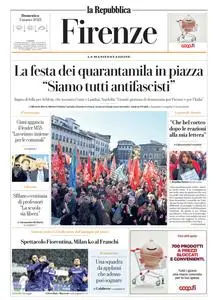 la Repubblica Firenze - 5 Marzo 2023