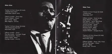 Clifford Jordan - Highest Mountain (1999) {2CD Set, Muse--Camden Deluxe 74321610752 rec 1976-1978}