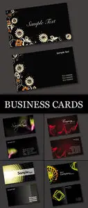 Elegant Business Cards Vector 3