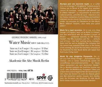 Akademie für Alte Musik Berlin, Georg Kallweit - Handel: Water Music (2016) [Official Digital Download 24/96]