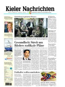 Kieler Nachrichten vom 13. November 2009