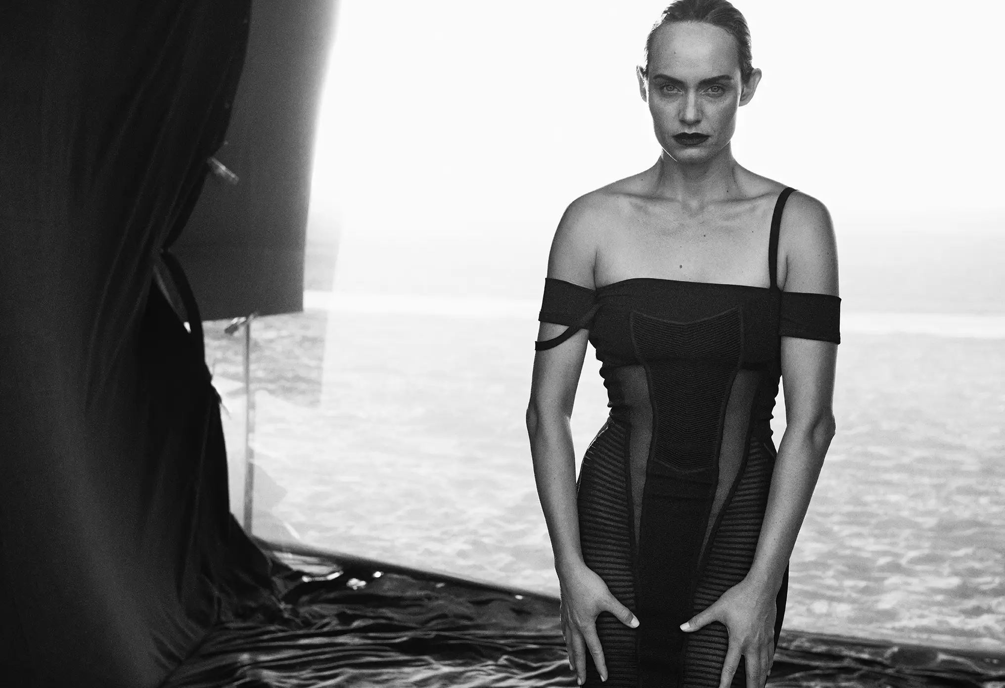Amber Valetta by Peter Lindbergh for Vogue Italia February 2013.