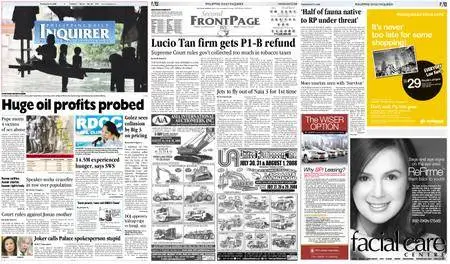 Philippine Daily Inquirer – July 22, 2008