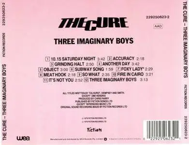 The Cure - Three Imaginary Boys (1979) [1990, Reissue]