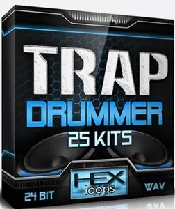 Hex Loops - Trap Drummer 25 Kits (WAV)