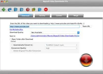 Bigasoft Video Downloader Pro 3.15.4.6600 Multilingual macOS