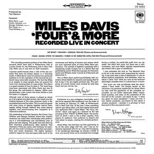 Miles Davis - 'Four' & More, Recorded Live In Concert (1964) {2006 DSD Japan Mini LP Edition Analog Collection SICP 1212}