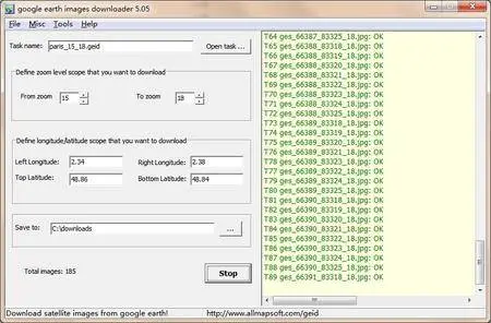 AllMapSoft google earth images downloader 5.208