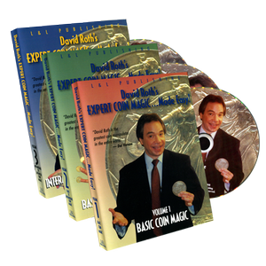 David Roth - Expert Coin Magic Made Easy [3 DVD Set]
