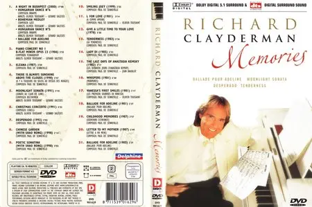 Richard Clayderman - Memories (2003)