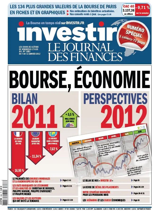 Investir N° 1983 du 7 au 13 Janvier 2012