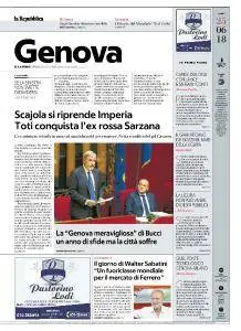 la Repubblica Genova - 25 Giugno 2018