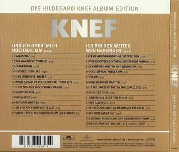 Hildegard Knef - Und Ich Dreh' Mich Nochmal Um (1972) & Ich Bin Den Weiten Weg Gegangen (1974) [2009, Remastered Reissue]