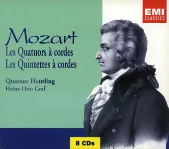 Quatuor Heutling, Heinz-Otto Graf - Mozart: Les Quatuors à cordes, Les Quintettes à cordes [8CDs] (1997)