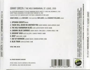 Grant Green - The Holy Barbarian, St. Louis, 1959 (2012) {Uptown Records UPCD 27.68 rec 1959-60}