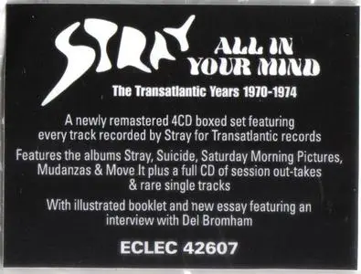 Stray - All In Your Mind: The Transatlantic Years 1970-1974 (2017) {4CD Box Set, Esoteric Recordings ECLEC 42607}