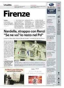 la Repubblica Firenze - 7 Dicembre 2018