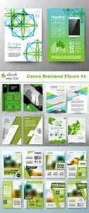 Vectors - Green Business Flyers 11