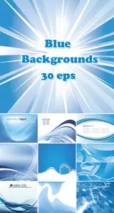 Blue Backgrounds Vector
