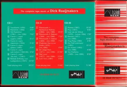 Dick Raaijmakers - The Complete Tape Music of Dick Raaijmakers (1998) {3CD Set Donemus CV-NEAR 09-10-11 rec 1959-1996}