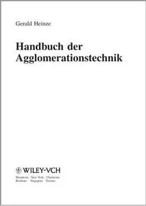 Handbuch der Agglomerationstechnik
