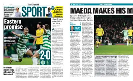 The Herald Sport (Scotland) – January 18, 2022