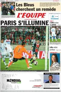 L'Equipe du Lundi 3 Octobre 2011