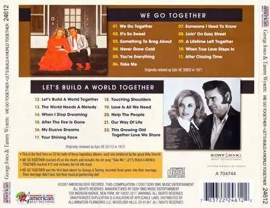 George Jones & Tammy Wynette - We Go Together (1971) & Let's Build A World Together (1973) {2on1 rel 2007}