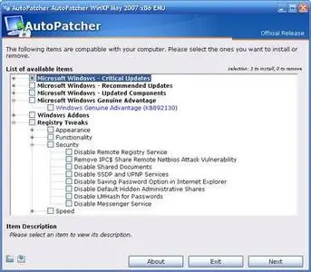 AutoPatcher WinXP May 2007 releases are finally